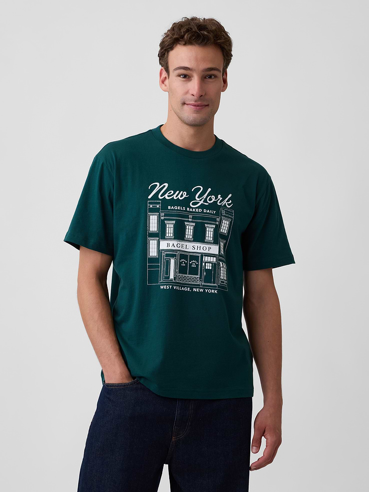 Image number 1 showing, Everyday Soft Relaxed Graphic T-Shirt