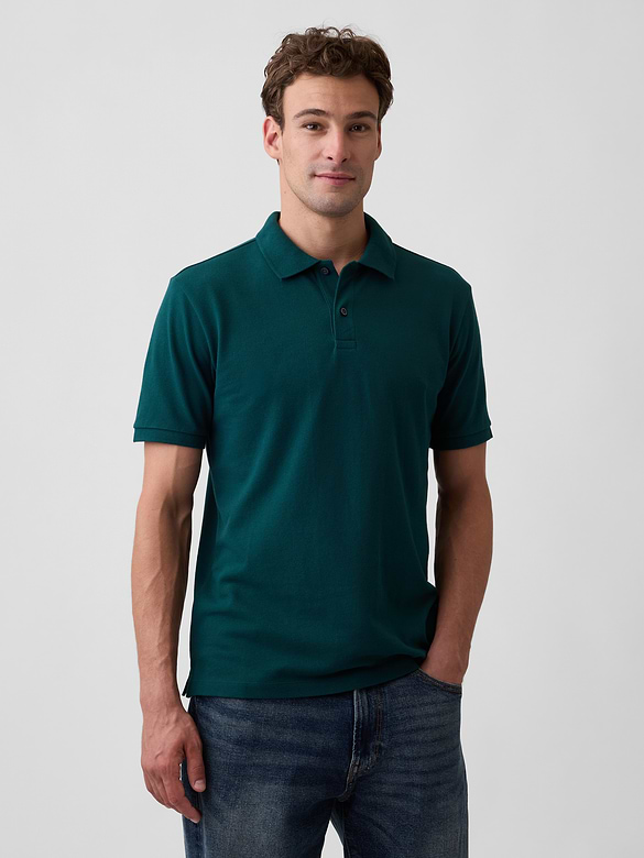 Stretch Pique Polo Shirt