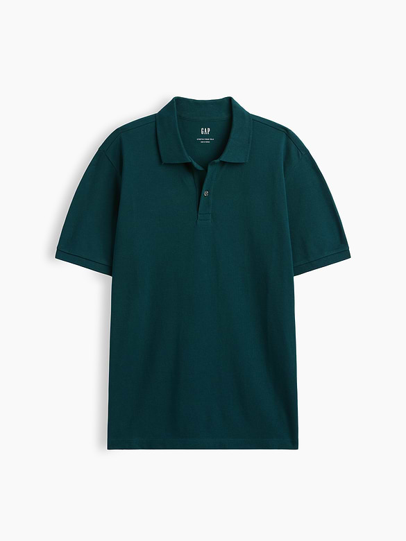 Stretch Pique Polo Shirt