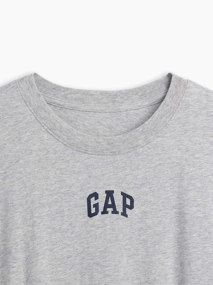 Image 4 of 5, Organic Cotton VintageSoft Oversized Logo T-Shirt