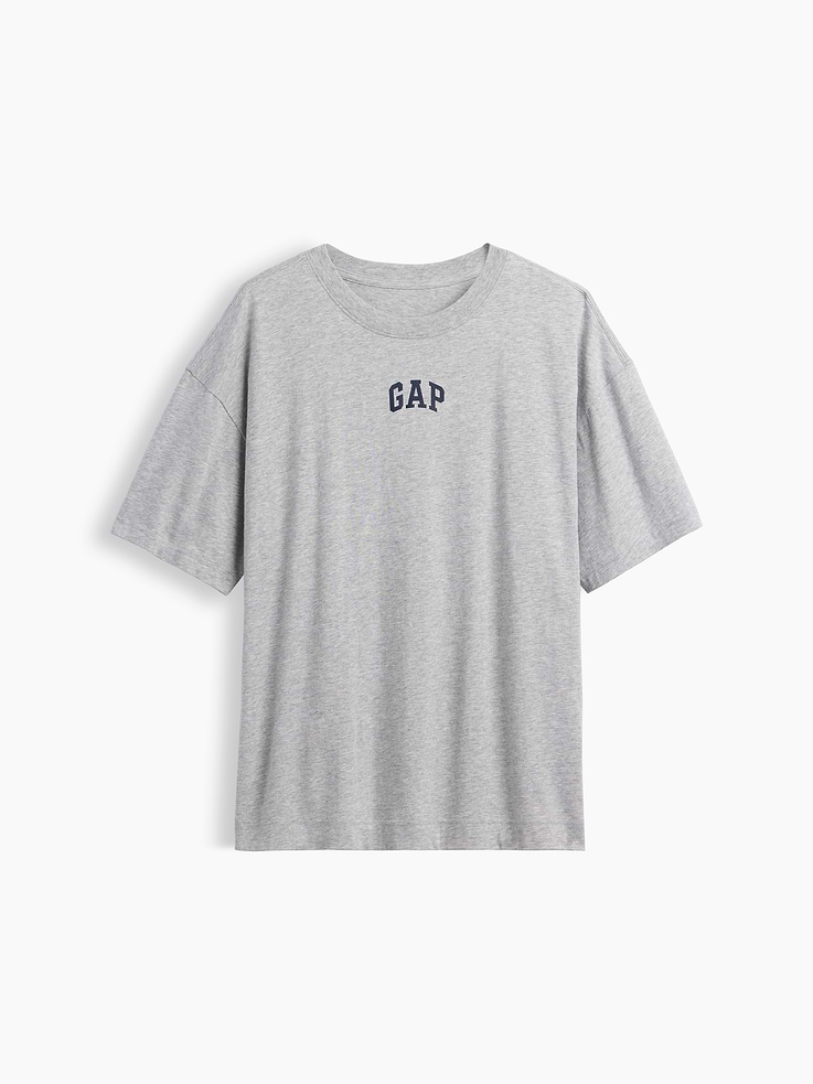 Image 5 of 5, Organic Cotton VintageSoft Oversized Logo T-Shirt