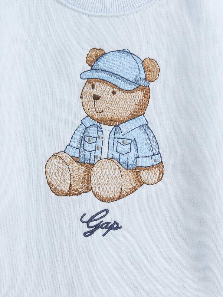 Image number 3 showing, Baby VintageSoft Brannan Bear Sweat Set