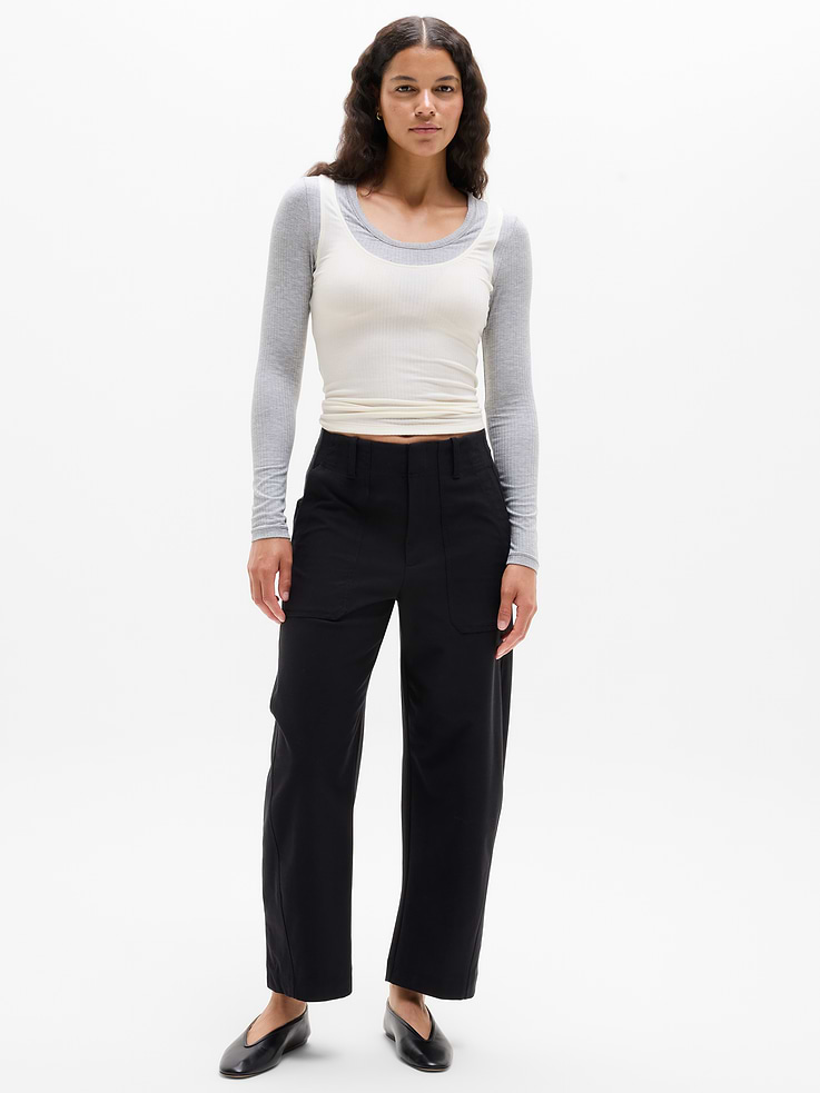 Image number 2 showing, Perfect Rib Layered Top