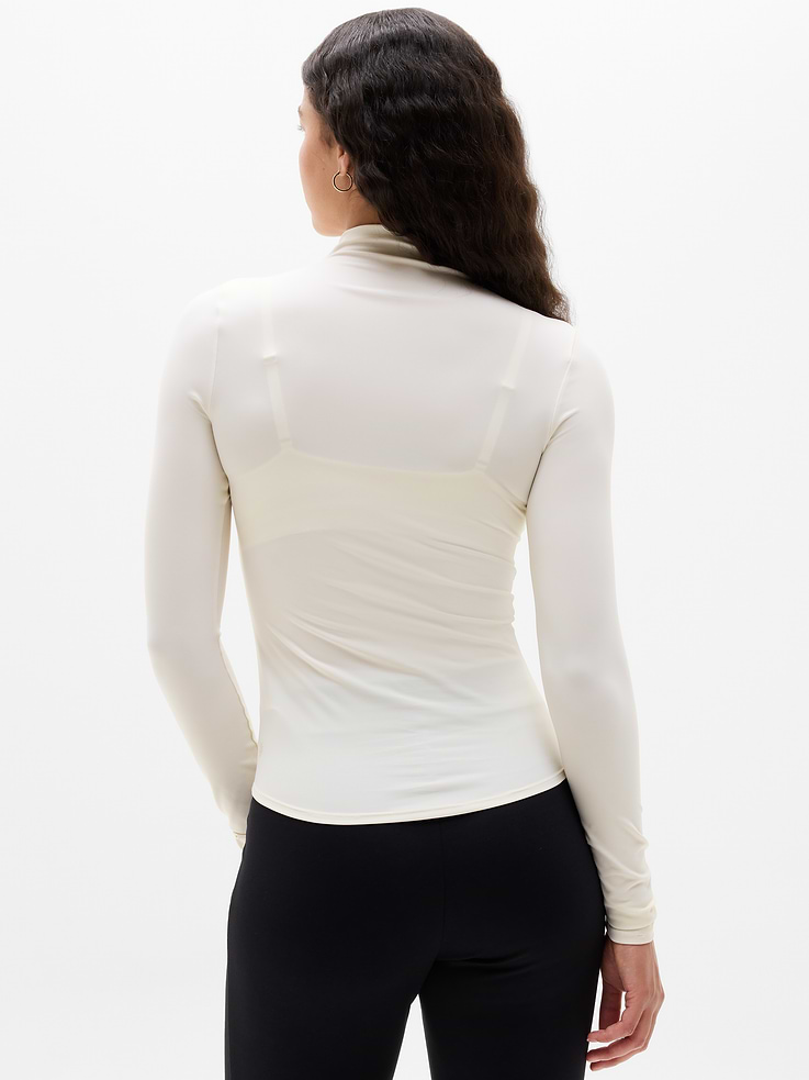 Image number 3 showing, BodyMove Mock Neck Top
