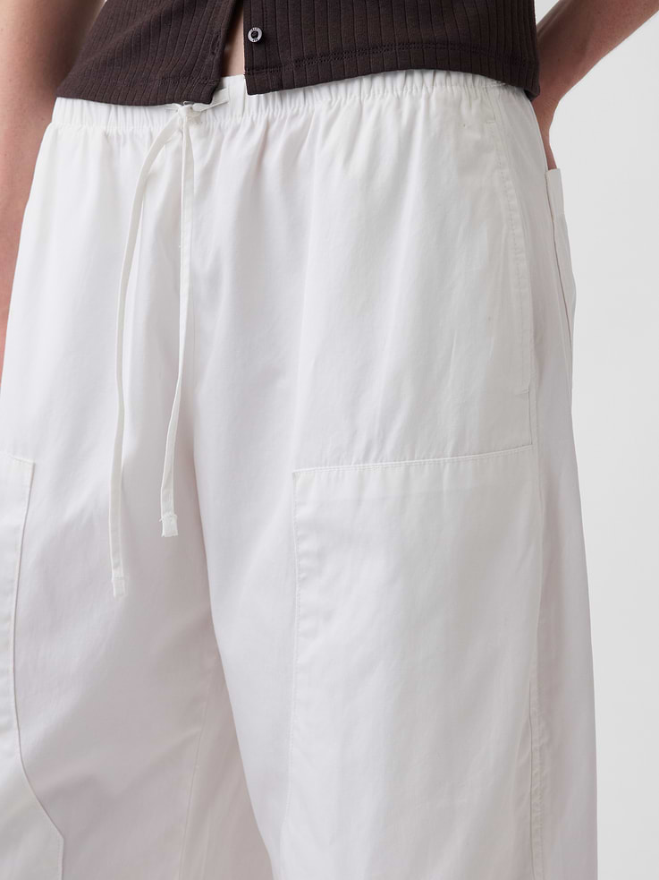 Image number 5 showing, Poplin Easy Double-Knee Barrel Pants