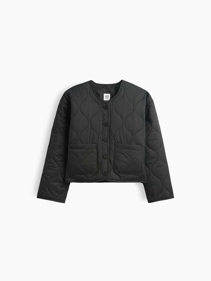 L'image numéro 2 présente Veste rembourrée légère matelassée en nylon recyclé pour Enfant