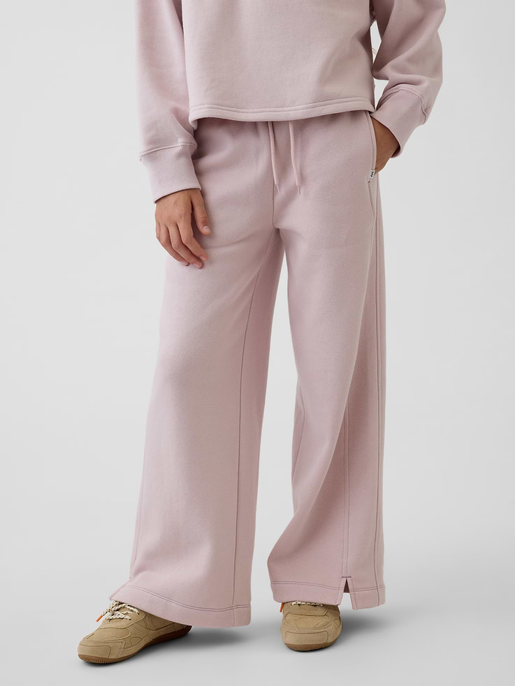 L'image numéro 3 présente Pantalon ballon en coton ouaté VintageDoux de style universitaire pour Enfant