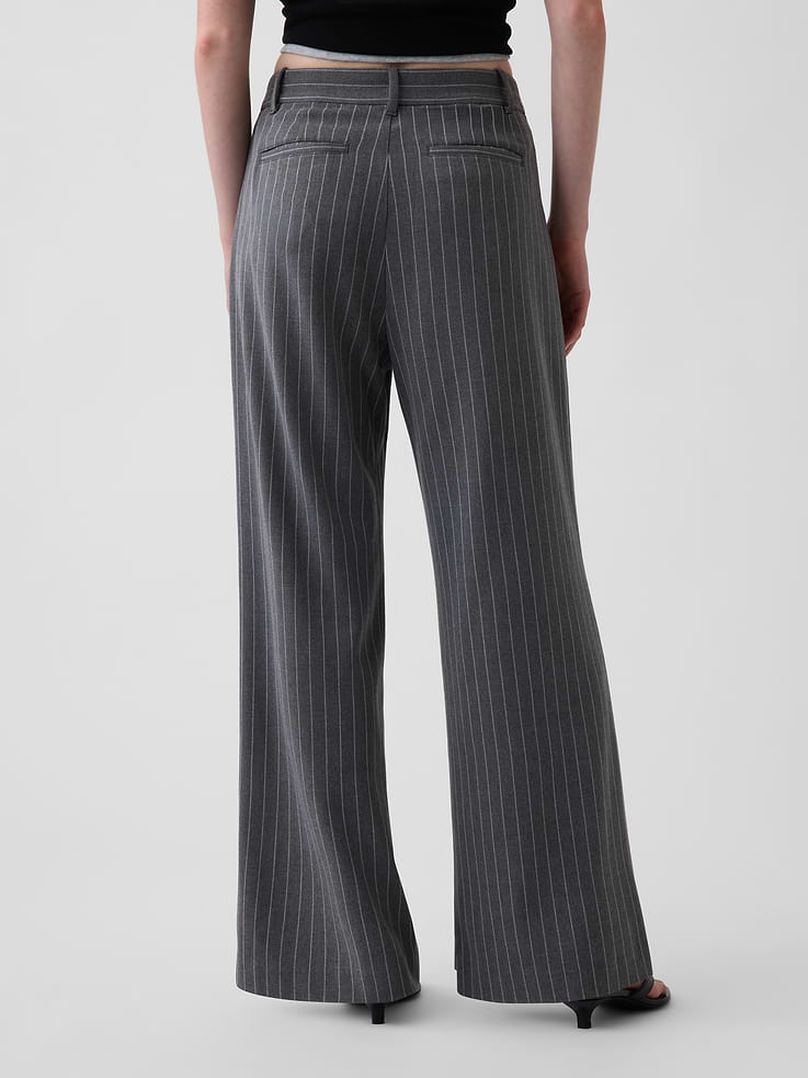 Image number 4 showing, 365 High Rise Brushed Twill Pleated Trousers