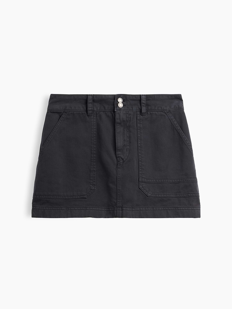 L'image numéro 6 présente Jupe-short utilitaire courte à taille haute