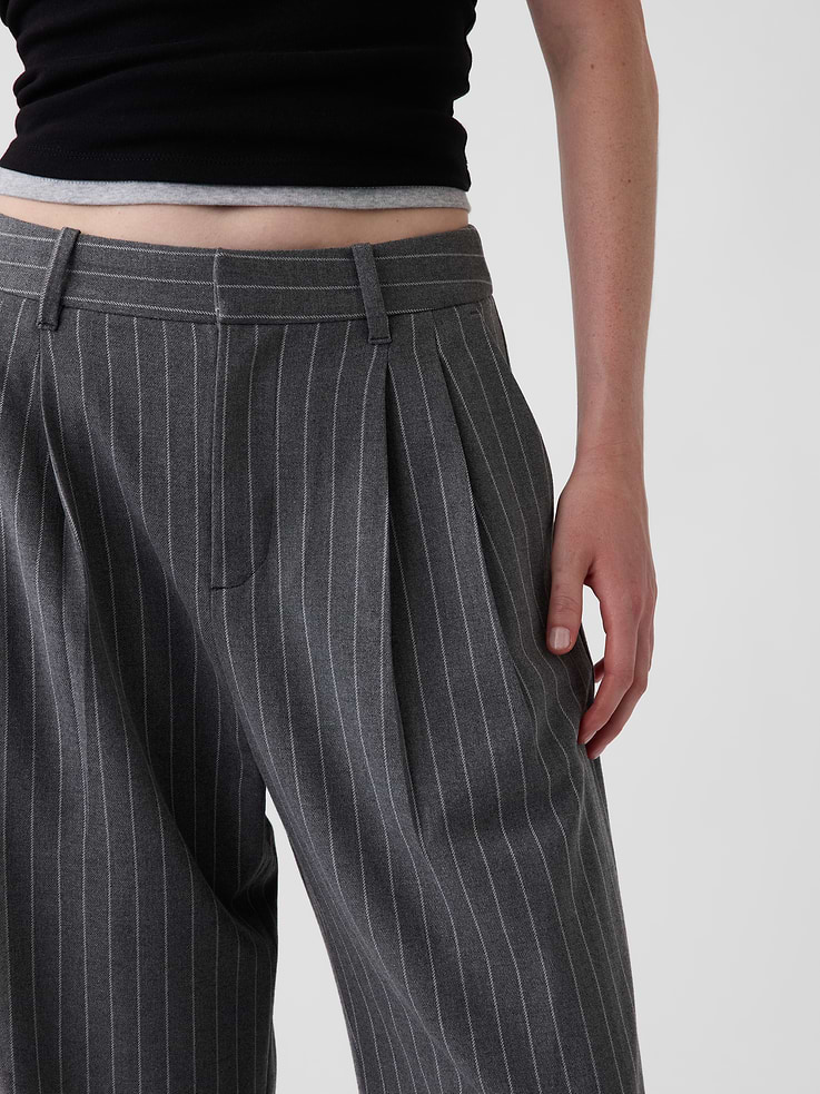 Image number 5 showing, 365 High Rise Brushed Twill Pleated Trousers