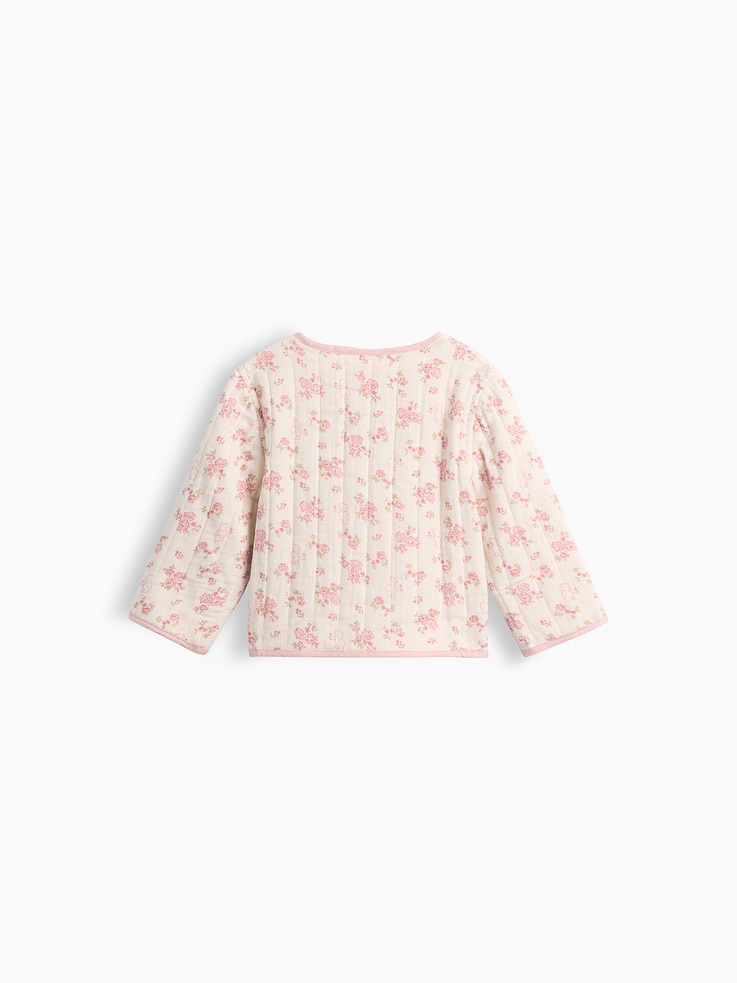 Image number 2 showing, Baby Quilted Gauze Reversible Jacket