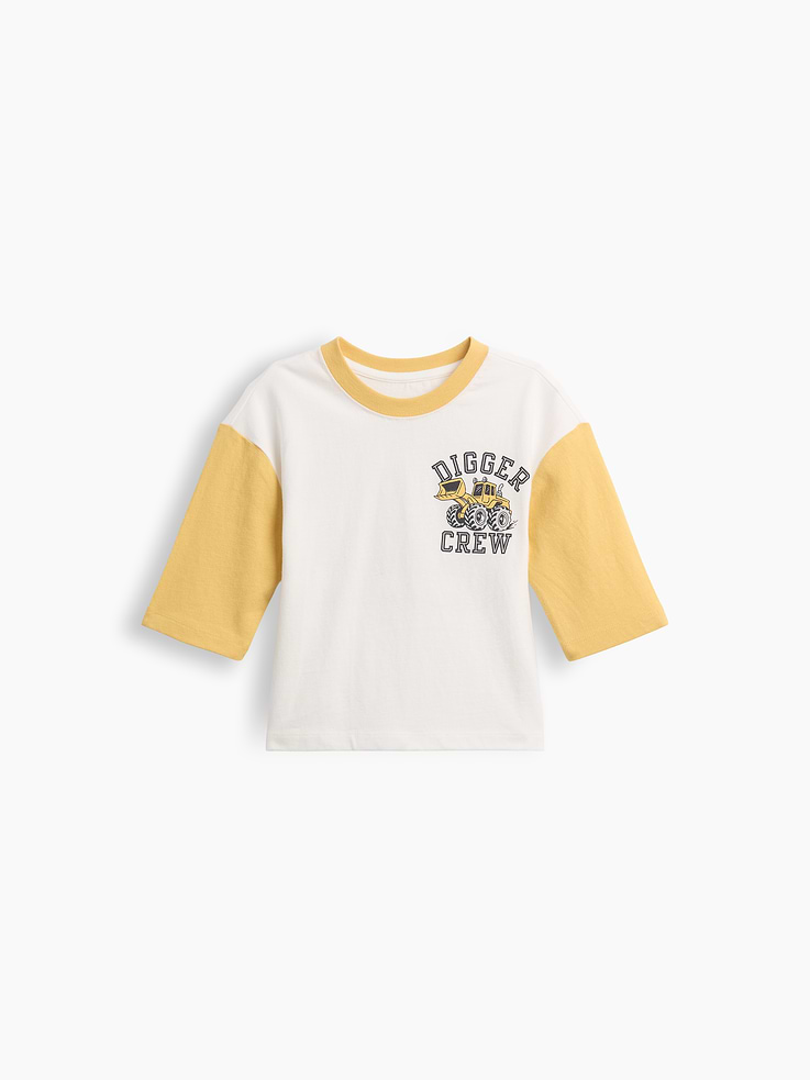 Image number 1 showing, Baby & Toddler Colorblock Graphic T-Shirt