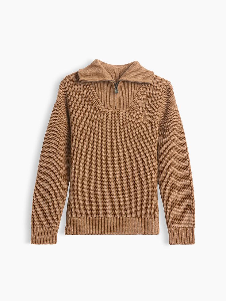 Image number 1 showing, Baby & Toddler Quarter-Zip Sweater