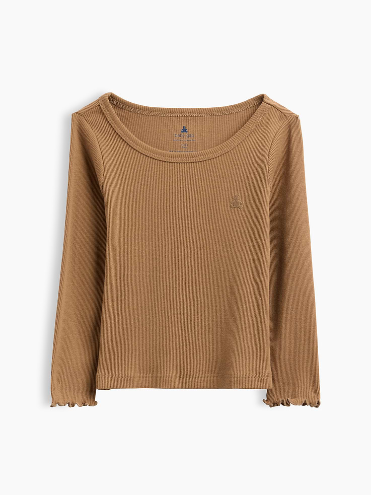 L'image numéro 1 présente T-shirt en tricot côtelé Agencez à volonté pour Bébé et Tout-petit