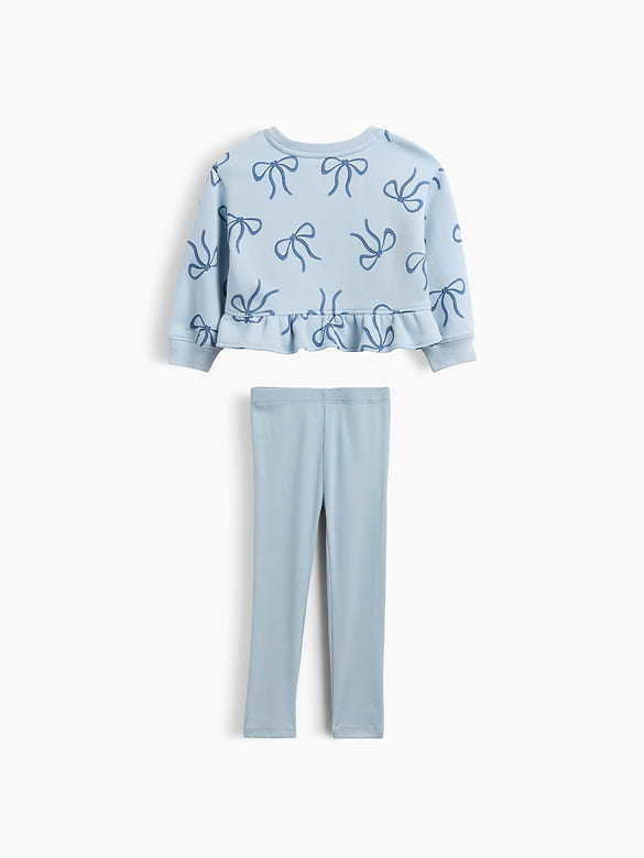 Baby & Toddler Peplum Sweatshirt & Leggings Set