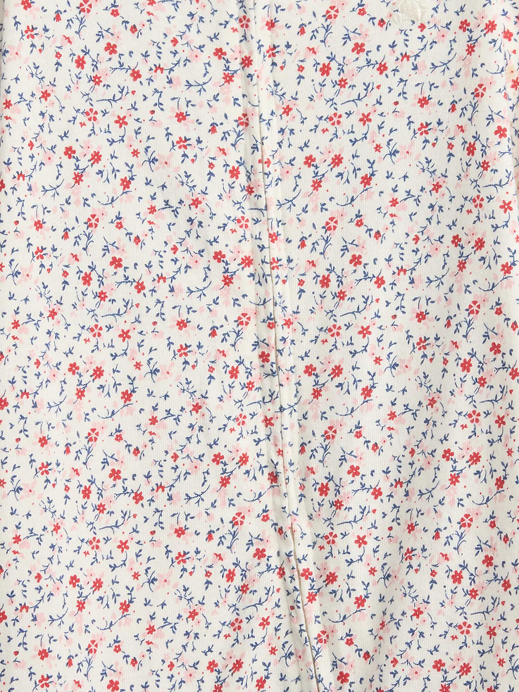 Image number 3 showing, Baby Organic Cotton Print Footed One-Piece