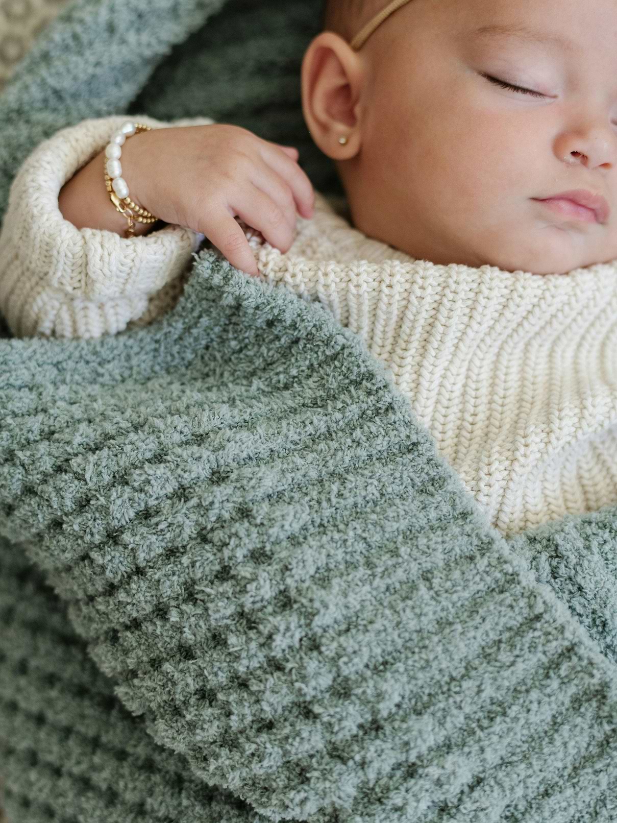 Image number 2 showing, Saranoni Waffle Knit Mini Blanket