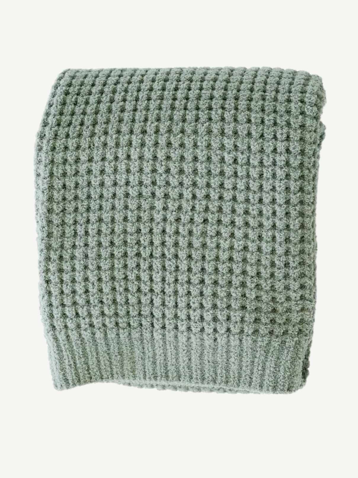 Image number 1 showing, Saranoni Waffle Knit Mini Blanket