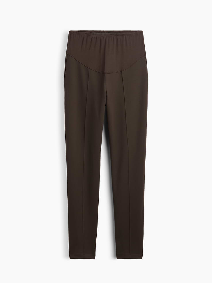 Image number 1 showing, Maternity Full Panel Ponte Pants