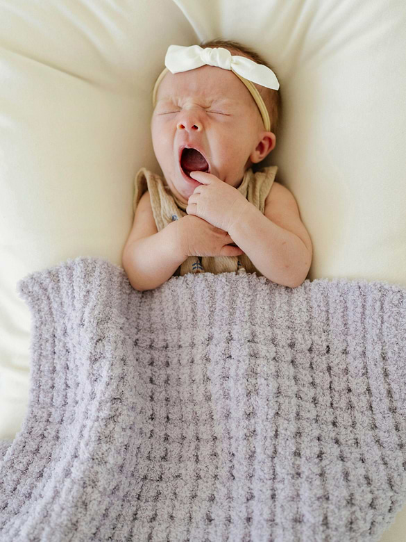 Saranoni Waffle Knit Mini Blanket