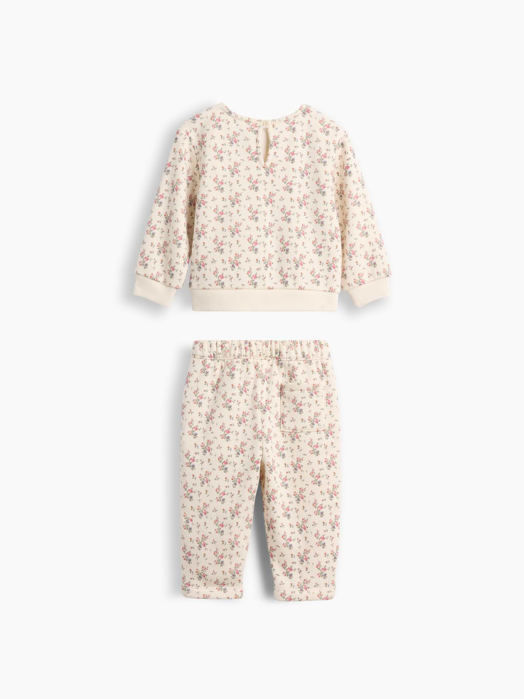Image number 2 showing, Baby & Toddler VintageSoft Bow Sweat Set