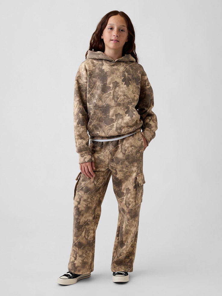Image number 2 showing, Kids VintageSoft Baggy Cargo Sweatpants