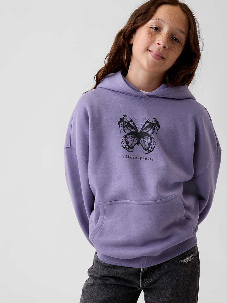 Image number 1 showing, Kids VintageSoft Oversized Logo Hoodie