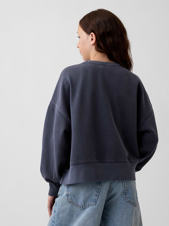 Kids VintageSoft Oversized Split-Hem Sweatshirt