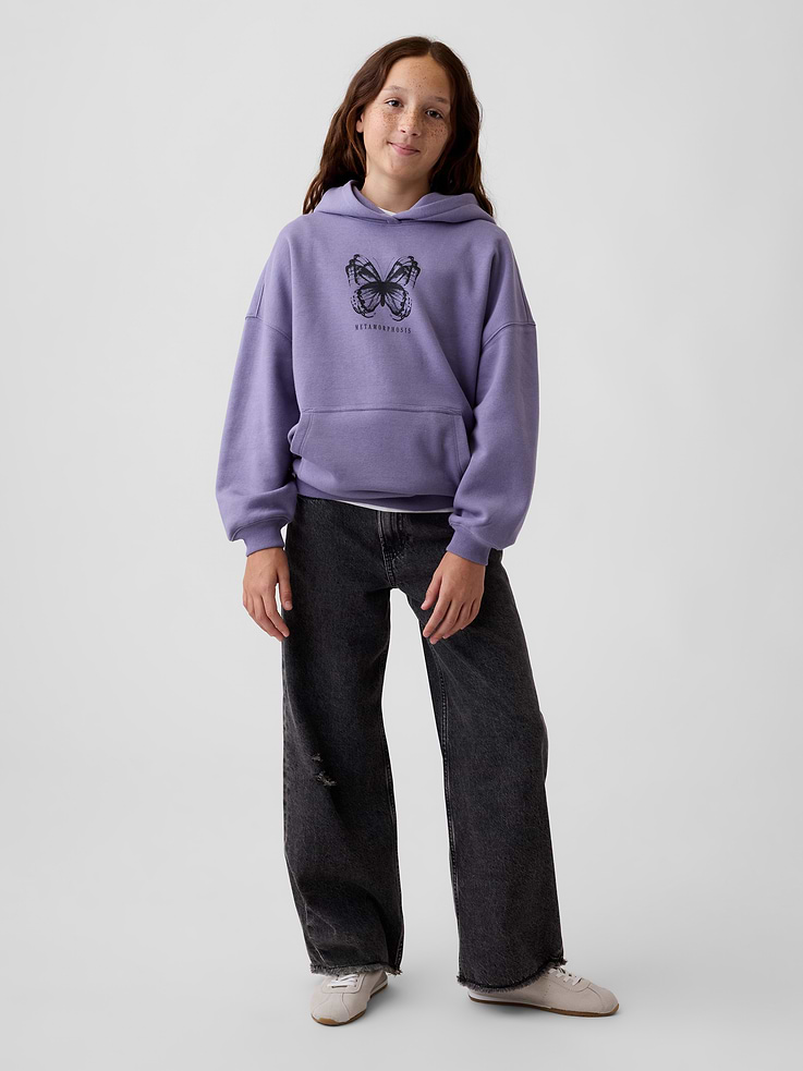 Image number 2 showing, Kids VintageSoft Oversized Logo Hoodie