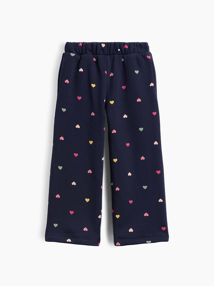Image number 1 showing, Baby & Toddler VintageSoft Print Wide-Leg Sweatpants