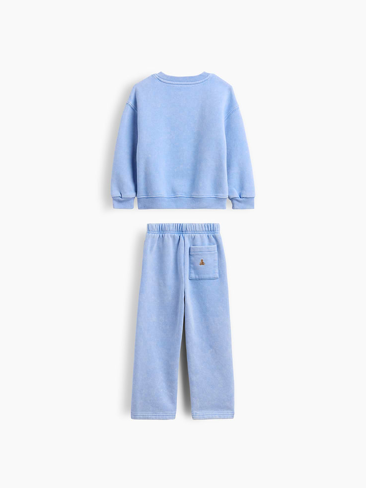 L'image numéro 2 présente Ensemble en coton ouaté délavé VintageDoux pour Bébé et Tout-petit