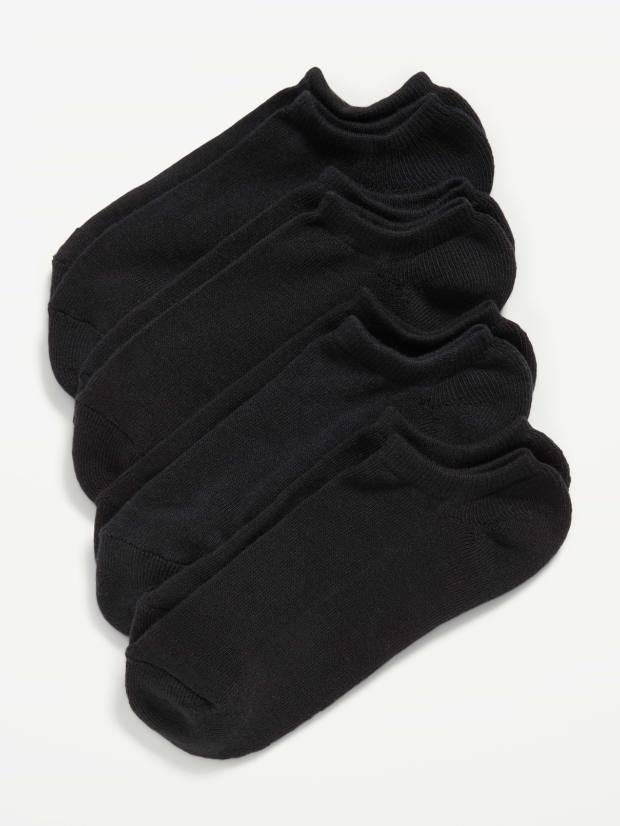 Image 1 of 1, Set includes four pairs of low-cut socks., Rib-knit openings., Notched toe seams., Soft-knit fabric, with comfortable stretch., Product #209795