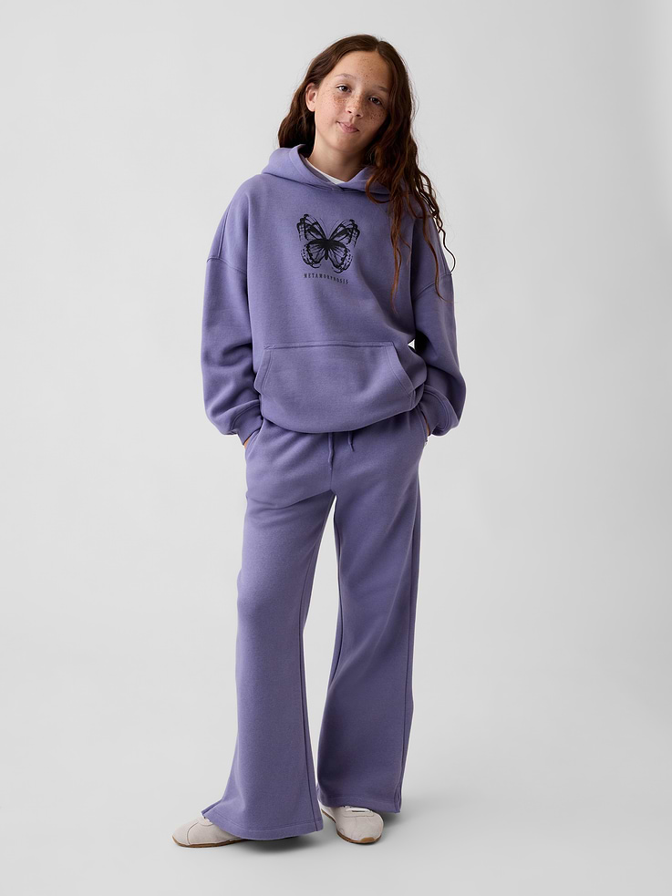 Image number 1 showing, Kids VintageSoft Relaxed Flare Sweatpants