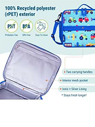 Image number 5 showing, Wildkin Trains Planes and Trucks ECO Lunch Box