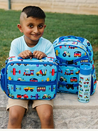 Image number 2 showing, Wildkin Trains Planes and Trucks ECO Lunch Box