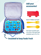 Image number 3 showing, Wildkin Trains Planes and Trucks ECO Lunch Box
