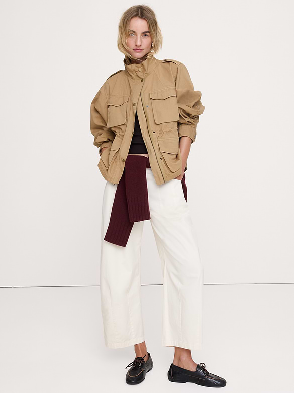 Blouson d’aviateur en coton indéchirable
