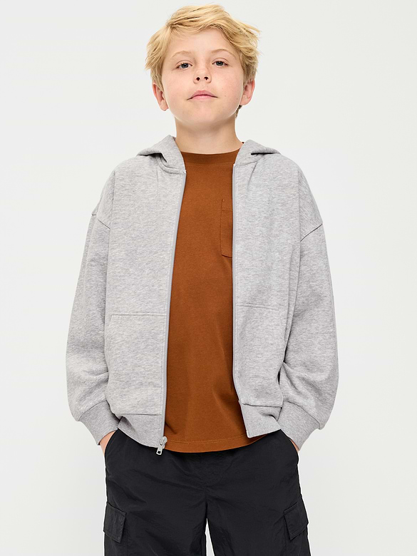 Oversized Zip Hoodie for Boys