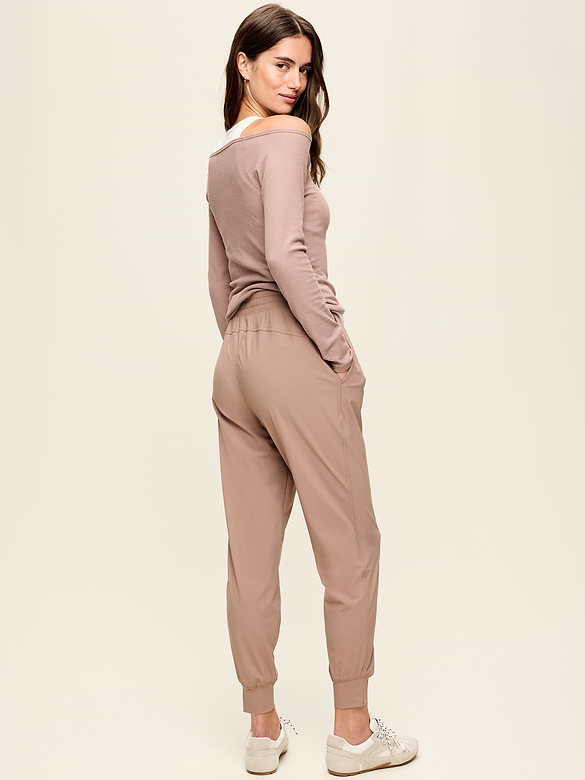 High-Waisted SleekTech Joggers
