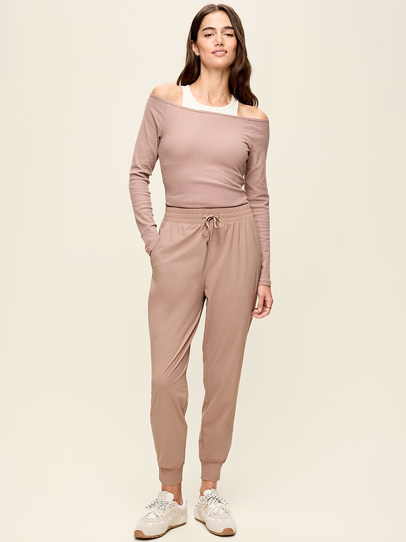 High-Waisted SleekTech Joggers