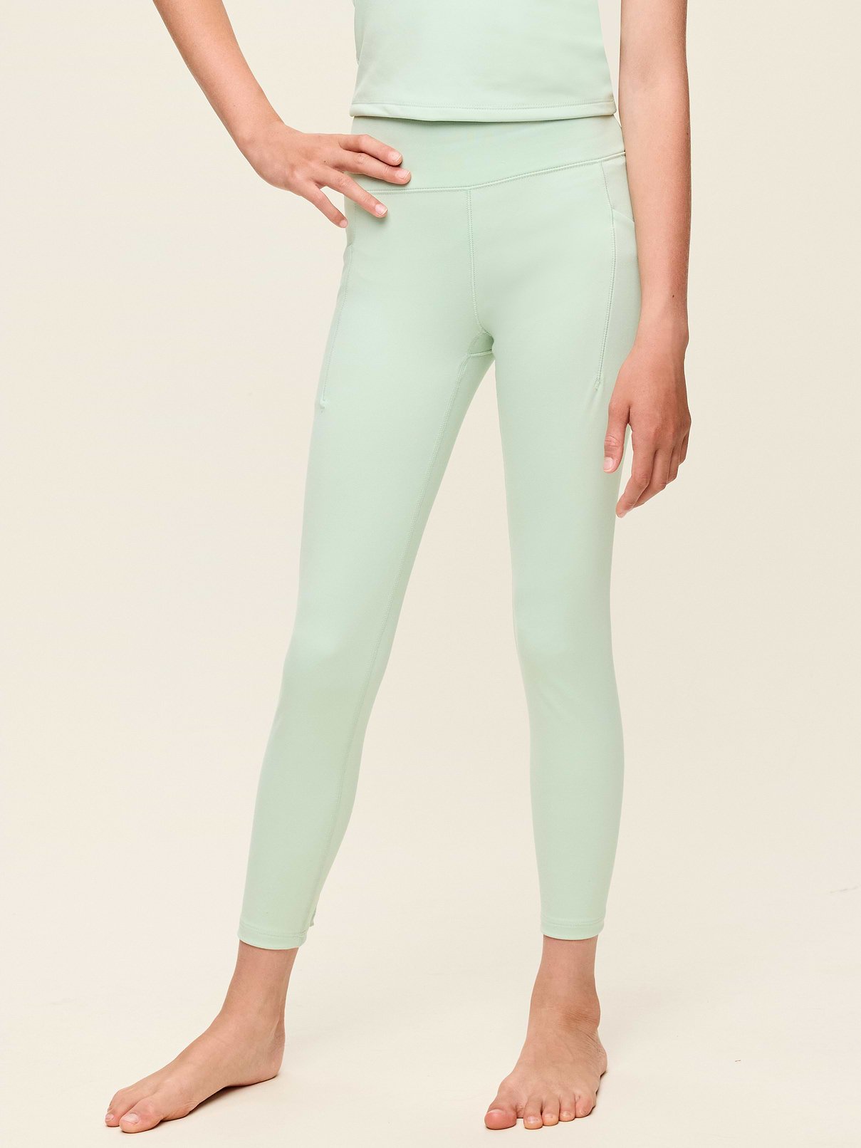 Image number 3 showing, High-Waisted StudioSmooth 7/8 Leggings for Girls