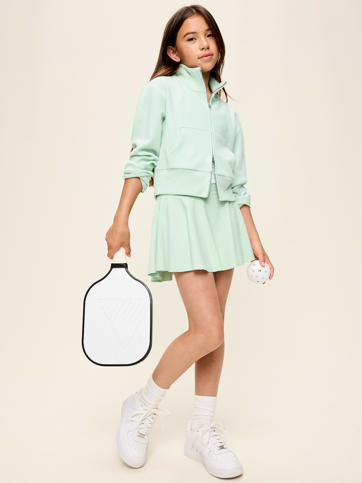 Image number 3 showing, High-Waisted PowerSoft Skort for Girls