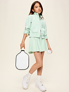 Image number 3 showing, High-Waisted PowerSoft Skort for Girls
