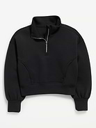 Image number 3 showing, Bounce Fleece Half-Zip Pullover Sweatshirt for Girls