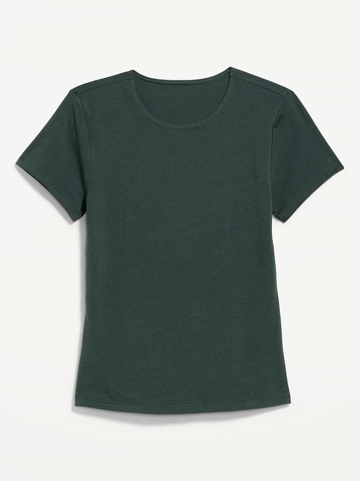 Image 2 of 6, Hug Double-Layer Short-Sleeve Top