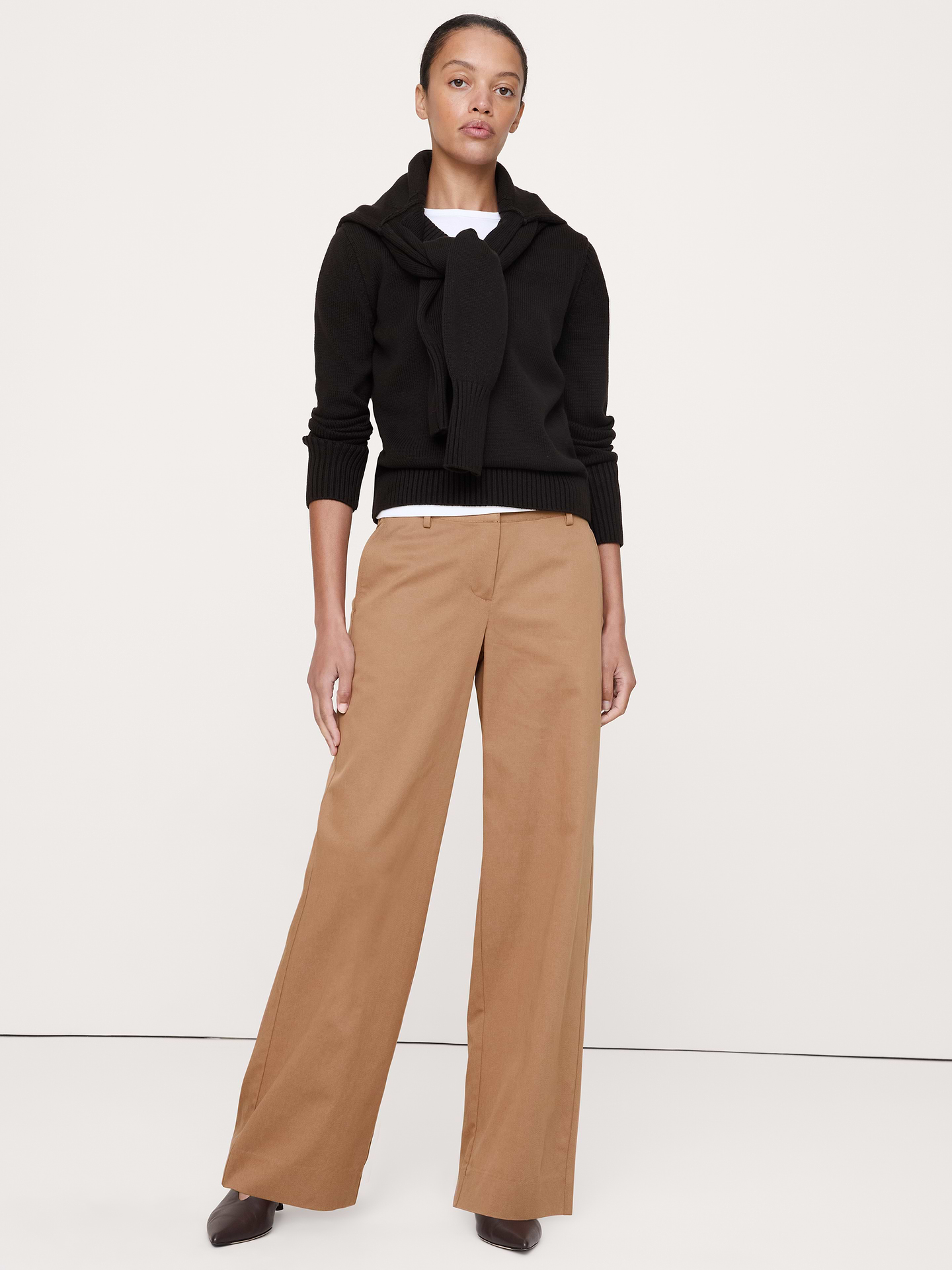 Image number 1 showing, The Everyday Wide-Leg Pant in Tencel™-Cotton