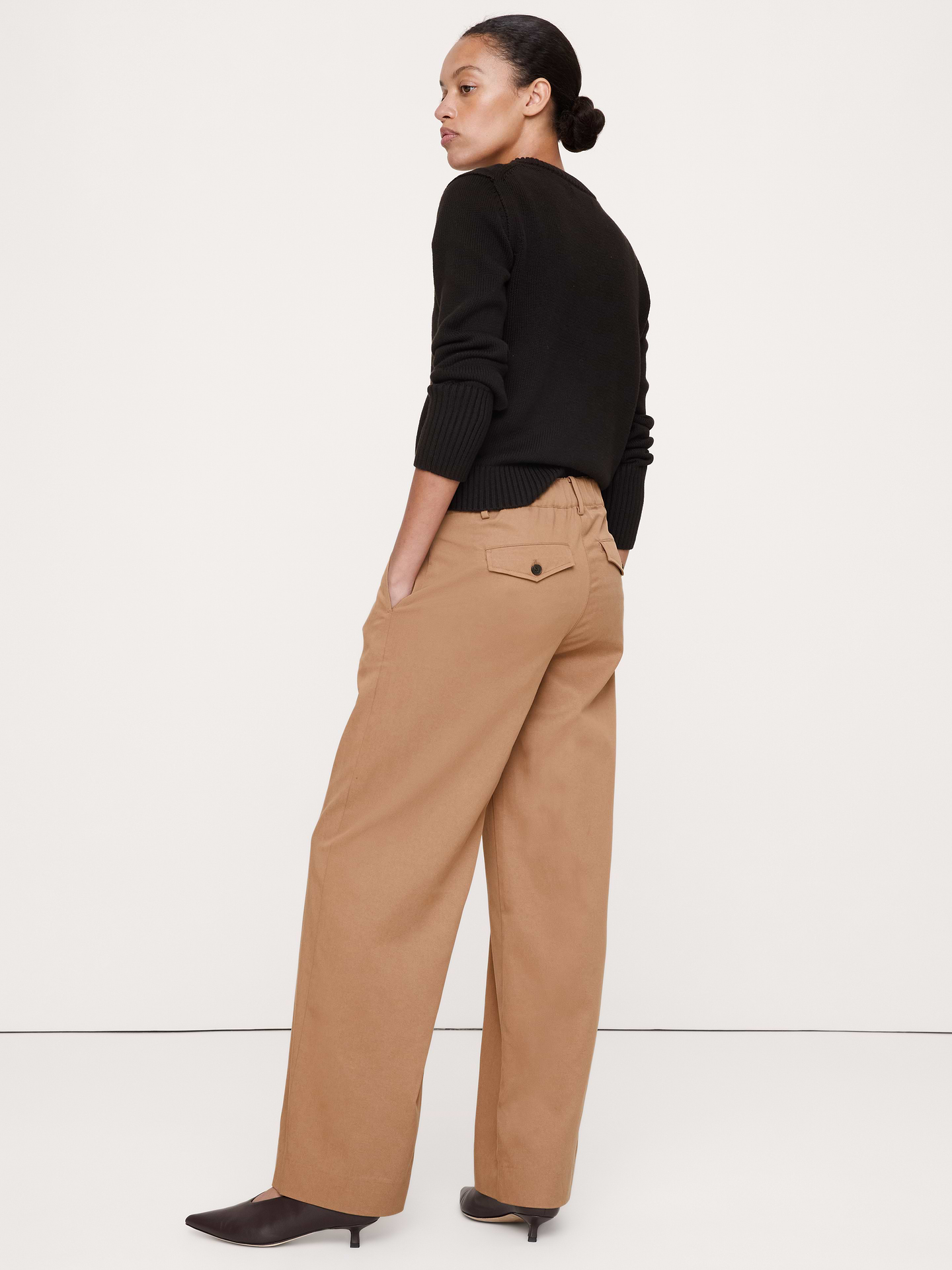 Image number 2 showing, The Everyday Wide-Leg Pant in Tencel™-Cotton