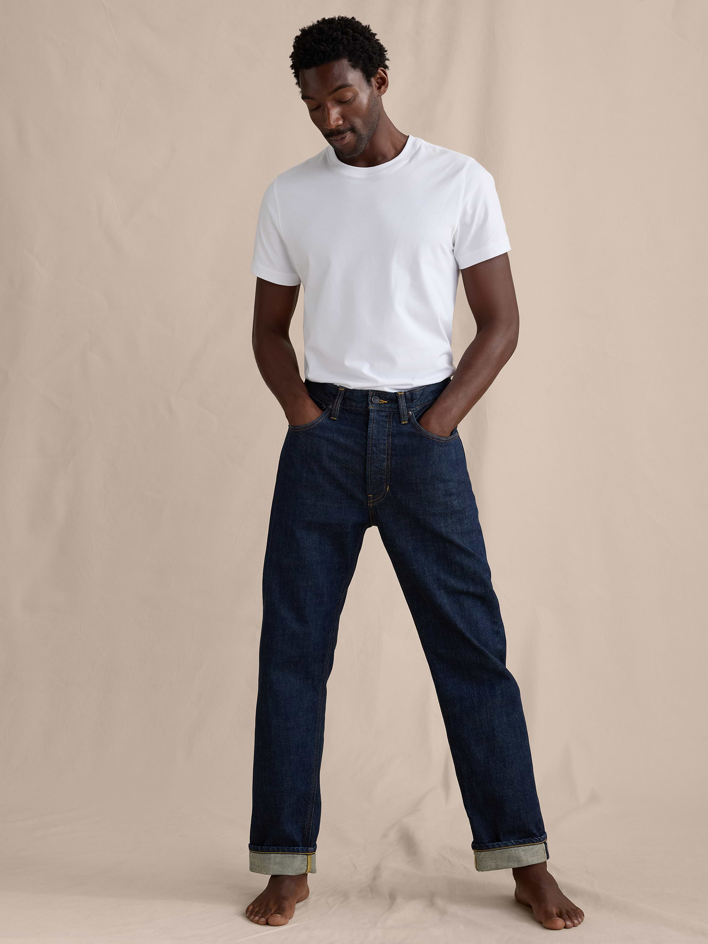 Image number 4 showing, Straight Selvedge Jean