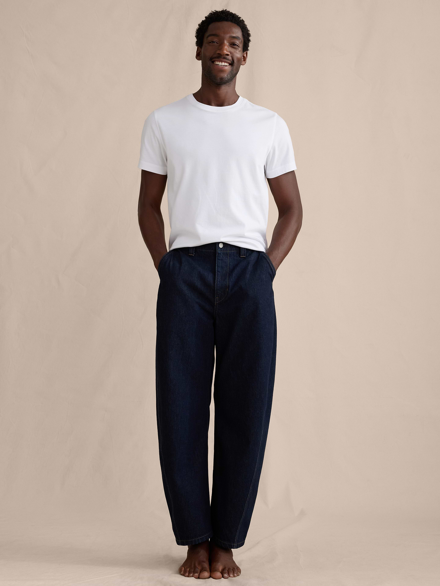Image number 5 showing, Loose Barrel Jean