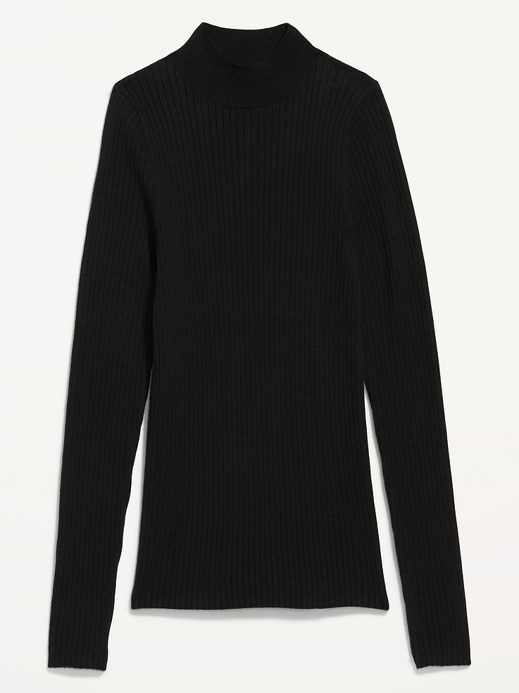 Image 5 of 6, Slim-Fit Ribbed Turtleneck
